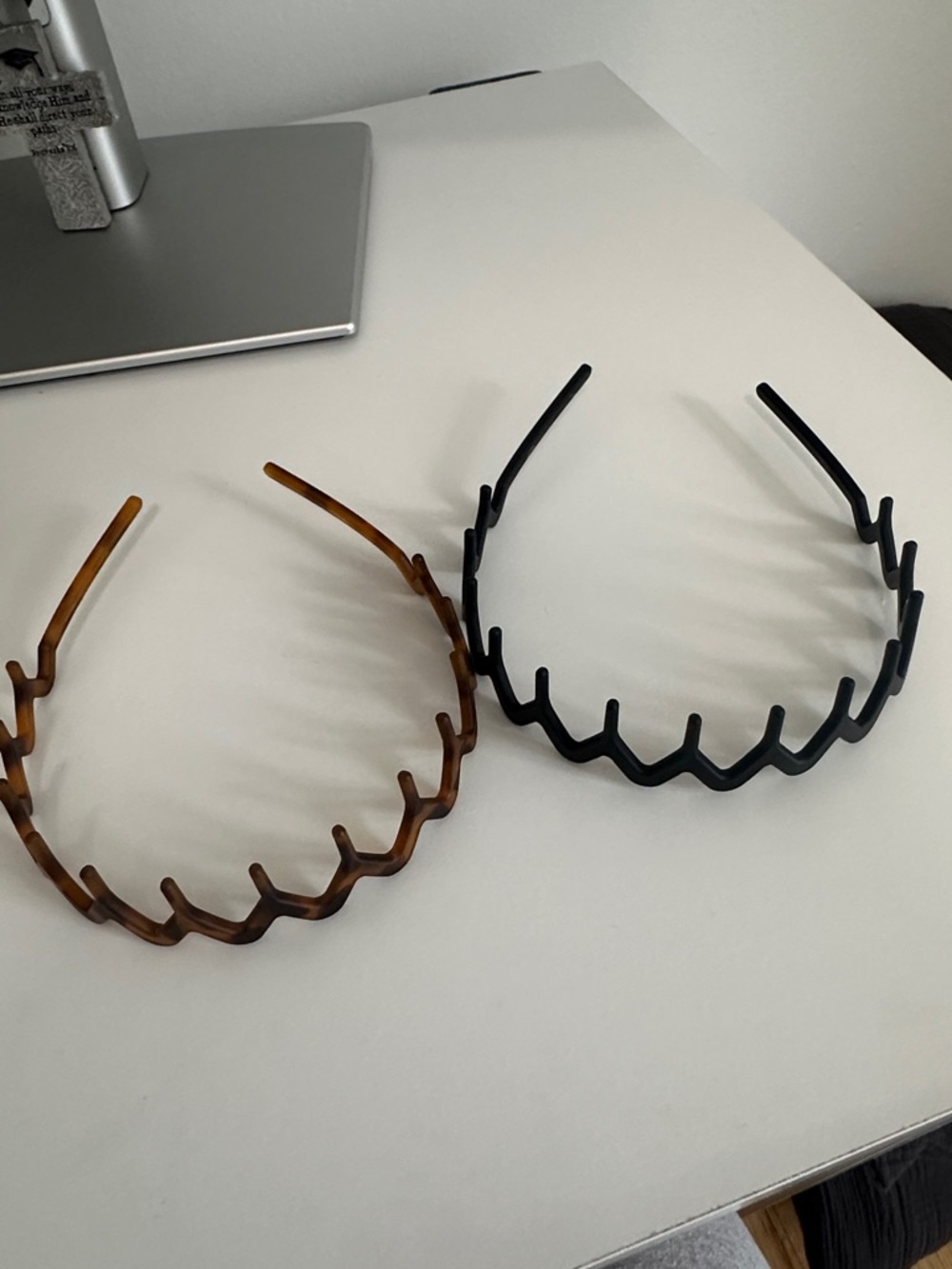 Tortoiseshell and Black Zigzag Teeth Headbands - Women Accessories